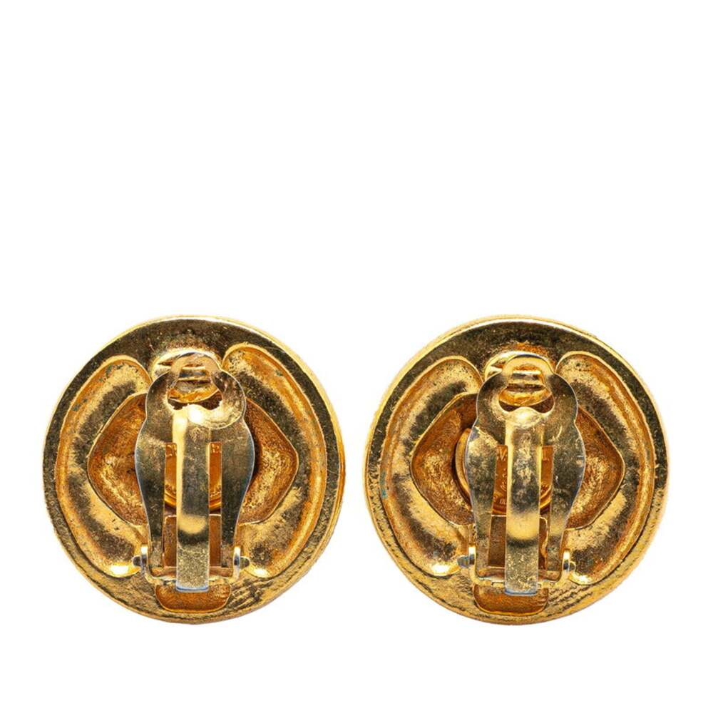 Chanel Clip-On Earrings Gold- #208232C58B - Picture 2 of 3